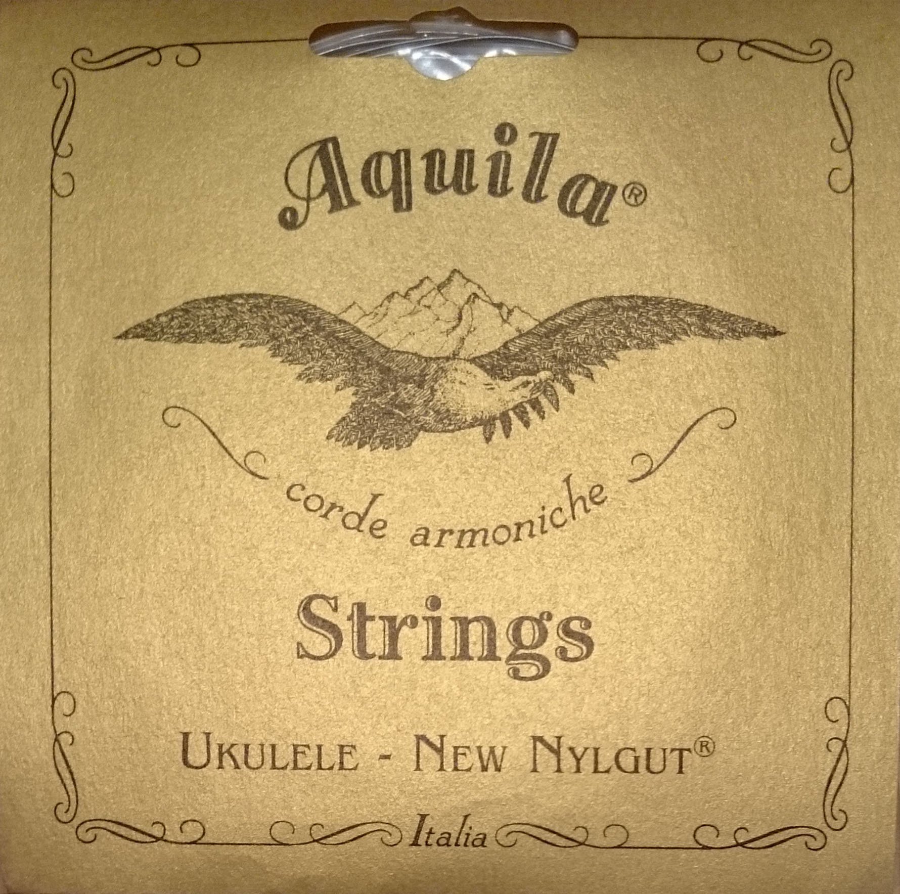Aquila 26U Aquila Bariton-Ukulele 8-string-Satz, New Nylgut, DdGgbbee, DGBE Stimmung, Saitenlänge 85 cm