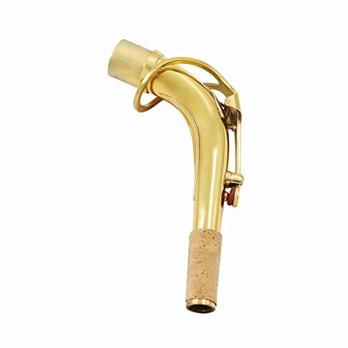 New Saxophone Bend Neck Messing Material Saxophon Holzblasinstrument ZubehöR 25 Mm, Gold