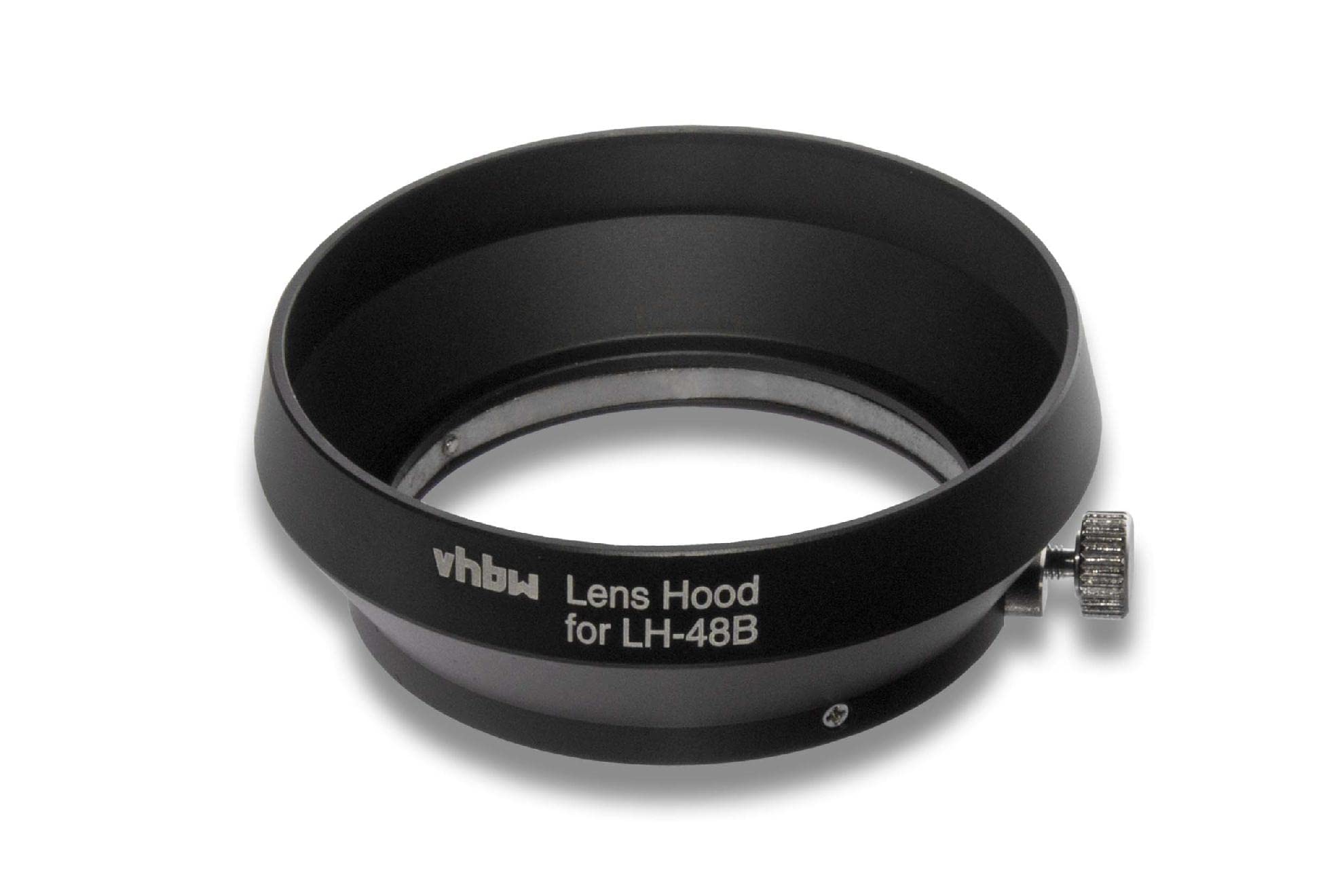 vhbw Gegenlicht Streulicht Blende schwarz kompatibel mit Kamera Olympus M.Zuiko Digital ED 1:1.8/17mm Ersatz für LH-48B.