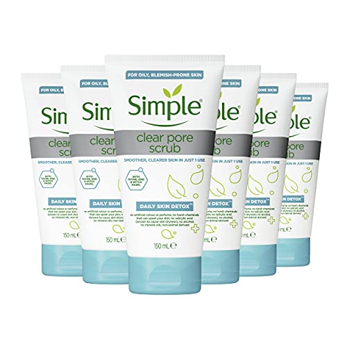Simple Daily Skin Detox Clear Porenpeeling, 150 ml, 6 Stück