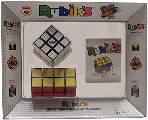 Wingames 765 Duo Tower Rubik Puzzle, Die 6 Farben des Rubik's Cube