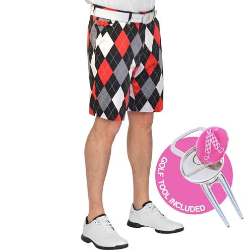 ROYAL & AWESOME HERREN-GOLFSHORTS - Diamond In The Rough-38" Waist