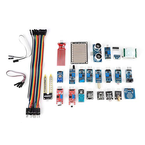 Sensormodul-Kit für Raspberry Pi, 22-in-1-Anfänger-Lernkomponente Elektronische Komponente, Kompatibel für Raspberry Pi und STM32