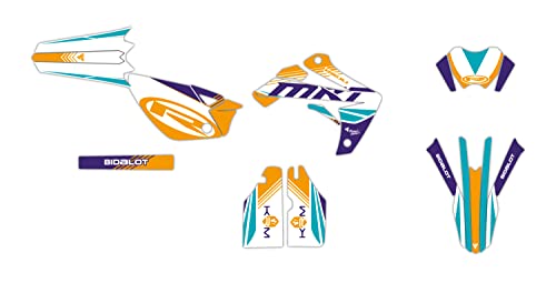 Deko-Set für Motorräder MRT50 2009 bis 2021, Kaiju Orange