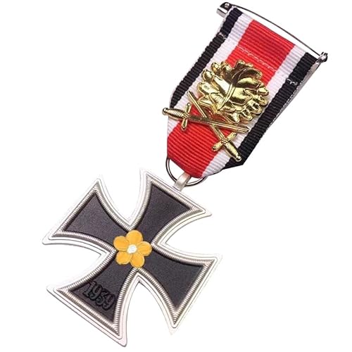 Eisernes Kreuz-Medaillen-Abzeichen, Kreuz-Abzeichen, Doppelschwert, Eichenblatt, Ritter-Abzeichen, Metall