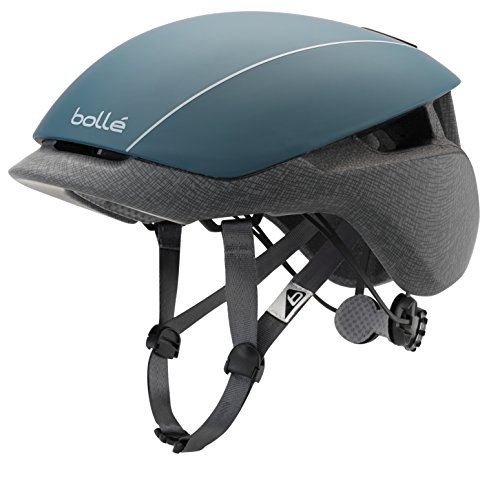bollé Erwachsene Messenger Standard Cycling Helmets, Petrol/Grey, 54-58 cm