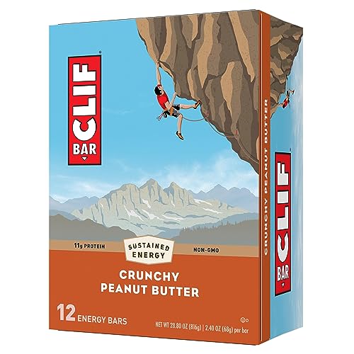 Clif Bar Crunchy Peanut Butter Energy Bars, 12 Bars / Box