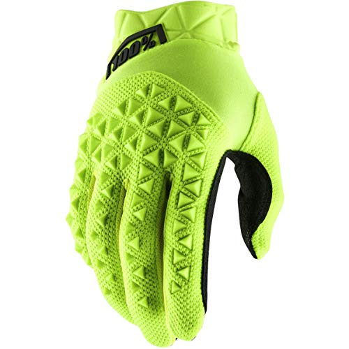 100% Kind Airmatic Handschuhe(Neon Schwarz Gelb, XL)