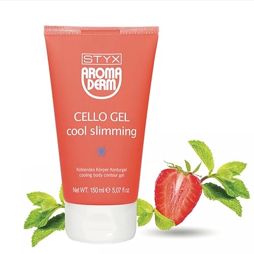 Aroma Derm STYX Cello Gel Cool Slimming – kühlende Anti-Cellulite-Wirkung 5.07 Fl. Oz. (150 ml), 6 Stück