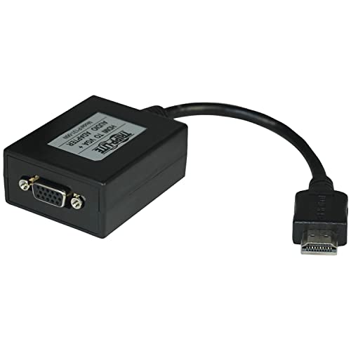 TrippLite by Eaton HDMI zu VGA mit Audio Konverter Kabeladapter für Ultrabook/Laptop/Desktop PC, (M/F), 6 Zoll (15,24 cm)