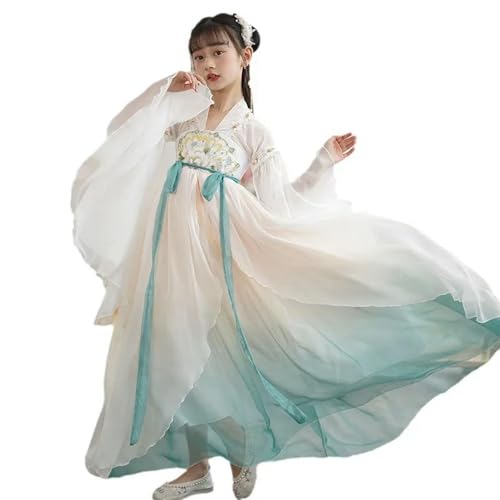 AJOHBM Vintage Hanfu Kleid, antikes chinesisches traditionelles Tanzfeen-Kostüm, Geburtstag, Party, Cosplay