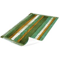 mySPOTTI Vinyl Teppich »Jannis«, BxL:65 cm x 85 cm, grün|weiß|orange
