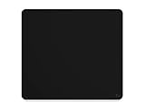 Glorious Gaming Cloth Gaming Mousepad (XL) - Gesteppte Ränder, Glatte Oberfläche für Speed & Control, rutschfeste Gummibasis, waschmaschinenfest, groß (460 x 410 x 2mm) - Black Stealth