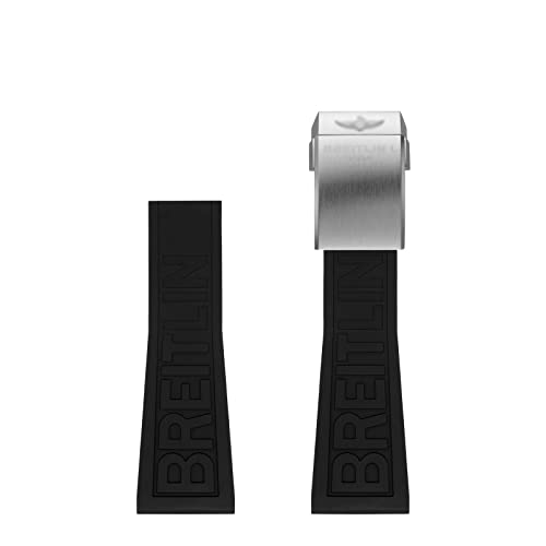 FXJHZH Für Breitling Black Diver PRO Gummi-Uhrenarmbänder 22 mm 24 mm Gummi-Uhrenarmband für Avenger NAVITIMER World Gummi-wasserdichtes weiches Uhrenarmband mit Schnalle