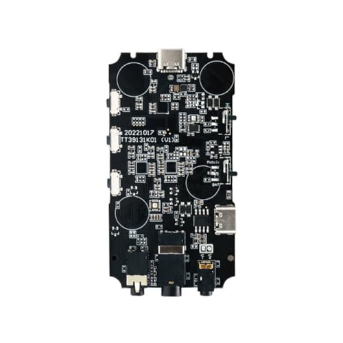CYBUCH Dual CS43131 Chip-Audiomodul, HiFi-Audioqualität, Digitales Audio-Dekodierungsmodul, 4,4 + 3,5 + 2,5 USBc, Digitales Audiomodul, Langlebig, Einfache Installation