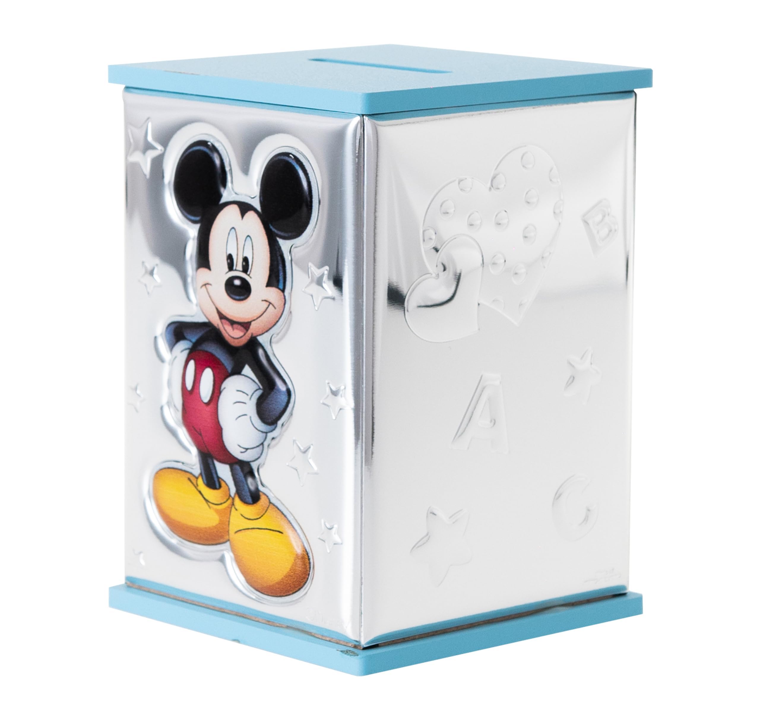 Disney Baby - Valenti&Co. - Spardose aus Miro® Silver aus der Disney-Kollektion mit Mickey-Mouse-Motiv