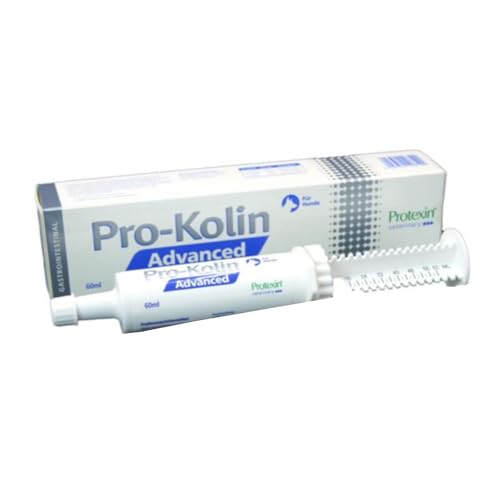 Protexin Pro-Kolin Advanced | 60 ml | Ergänzungsfuttermittel für Hunde | Schmackhafte Paste mit Leberaroma | Mit Mikroorganismen und präbiotische Quellen | Enterococcus faecium