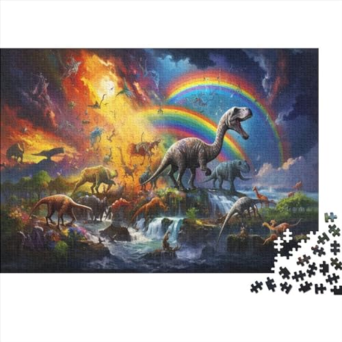 Dinosaur World Puzzles 1000 Teile Für Erwachsene Puzzles Für Erwachsene 1000 Teile Puzzle Lernspiele Ungelöstes Puzzle 1000pcs (75x50cm)
