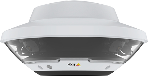 AXIS Q6100-E 50 Hz - Netzwerk-Überwachungskamera - Kuppel - Außenbereich - vandalismusresistent/wasserfest - Farbe (Tag&Nacht) - 4 x 5,000,000 Pixel - 2592 x 1944 - feste Irisblende - feste Brennweite - GbE - H.264, H.265 - High PoE (01710-001)