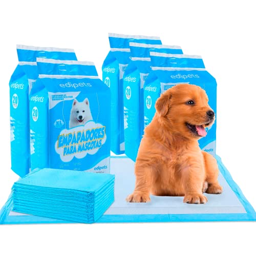 Edipets, Hundepresse, 45 x 60 cm, (100 Stück), Einweg-Hygiene-Matten für Haustiere, Trainings- und Rechtshandtücher, saugfähig, auslaufsicher
