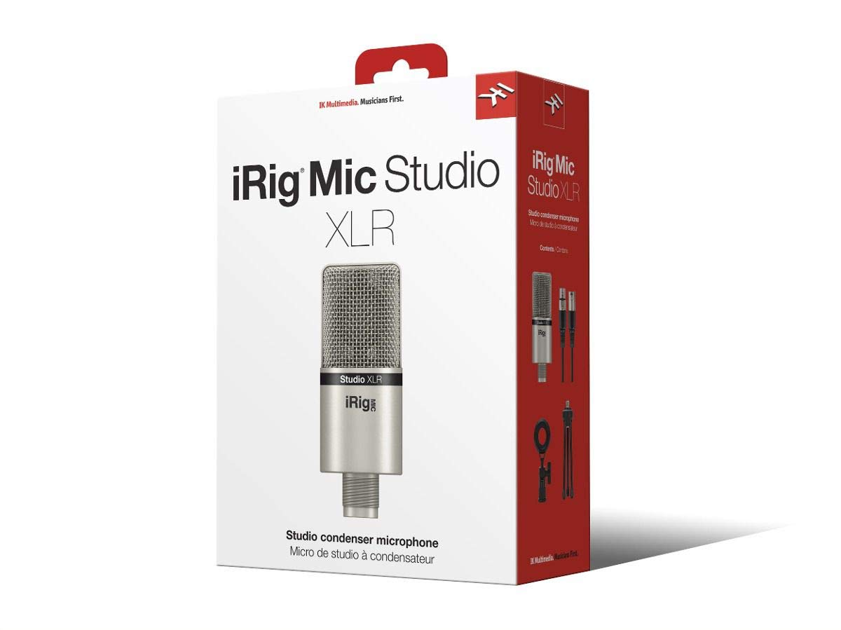 IK Multimedia iRig Mic Studio XLR Studiomikrofon Uebertragungsart (Details):Kabelgebunden inkl. Kab, 161668