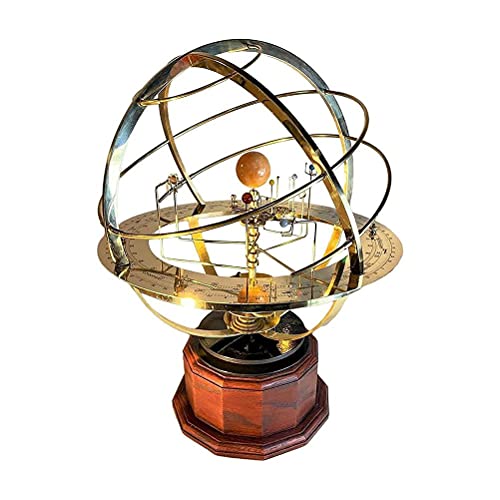 Lipeed Modell des Sonnensystems, Planet Orbit Statisches 3D-Modell Metallmodell Grand Orrery Modell Büro Schreibtisch Ornament Wohnzimmer Schlafzimmer Dekoration Geschenke