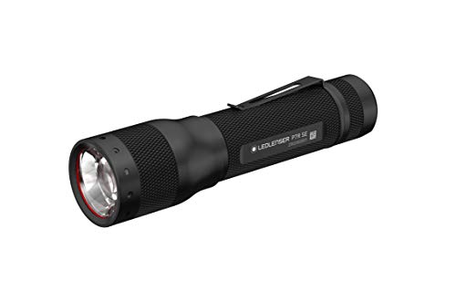 Ledlenser P7R SE LED Taschenlampe, fokussierbar, wiederaufladbar, mit 18650 Akku, 1100 Lumen, 220 Meter Leuchtweite, 40 Stunden Leuchtdauer