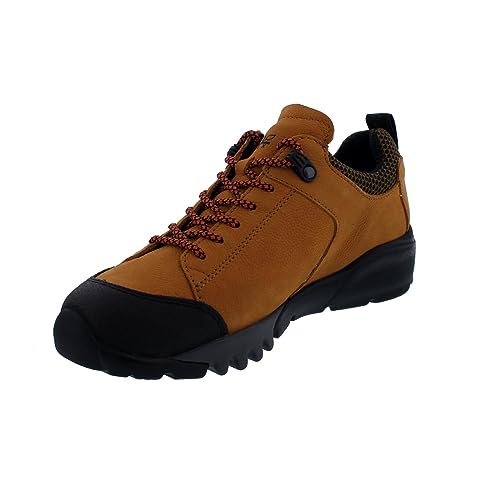 Waldläufer Damen Schnürhalbschuhe Amiata Outdoorschuh Leder-/Textilkombination Freizeit Sport Schuhe Uni
