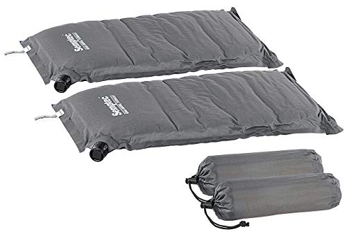 Semptec Urban Survival Technology Iso Sitzkissen: 2er-Set selbstaufblasendes Thermo-Sitz- und Kopfkissen (Sitzkissen selbstaufblasend)