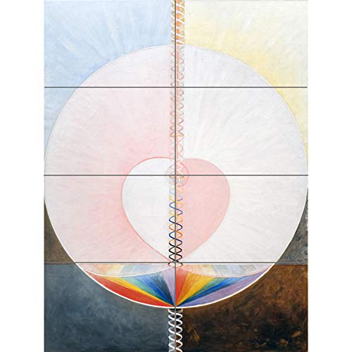 Hilma Af Klint Group Ix Uw No 25 The Dove Abstract XL Giant Panel Poster (8 Sections) Gruppe Abstrakt