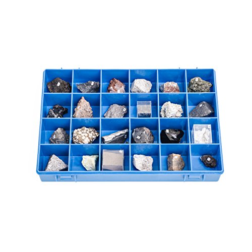 3B Scientific U72010 Sammlung 24 vulkanischer Gesteine und Mineralien