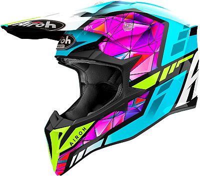 AIROH Wraaap Motocross-Helm Multicolor WRAD54 Größe M