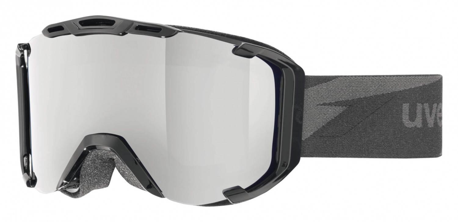 uvex Snowstrike Litemirror Skibrille (2026 black, mirror silver/lasergold lite)