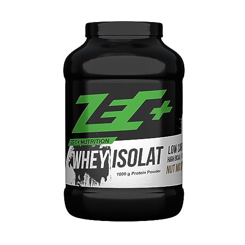 ZEC+ Whey Isolat - 1000 g, Molkenprotein Eiweißpulver, Geschmack Nut-Mix