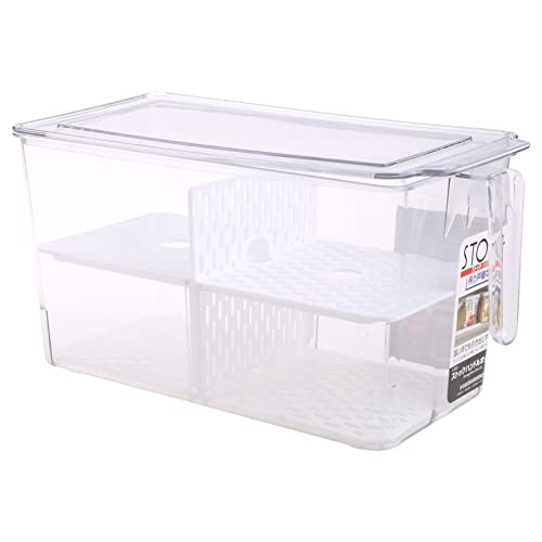 Transparente Aufbewahrungsbox Für Obst Küche Kühlschrank Lebensmittelbehälter Mit Deckelgriff Stapelbar Lebensmittel Für Den Fall Aufbewahrungsbox Für Kühlschrank Stapelbar Transparent