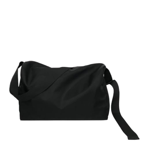 Gymbag Modische leichte Fitnesstasche, Gepäcktasche, Yogatasche, Faltbare Reisetasche, Sporttasche Sports Bag (Color : Black, Size : A)