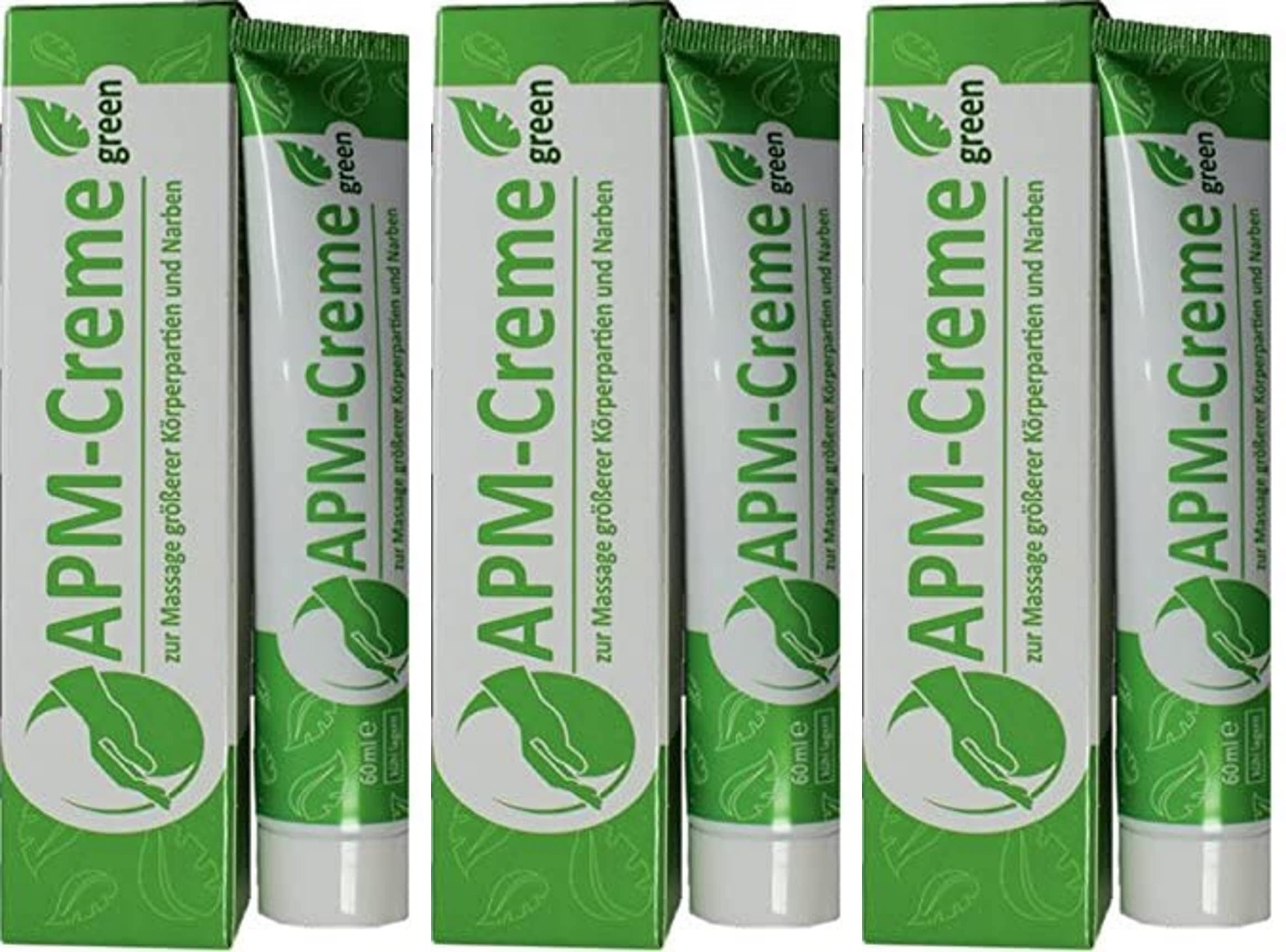APM-Creme Green Spar-Set 3x60ml. Zur Pflege von Narben. Besonders geeignet für den Einsatz in der Penzel-Therapie.