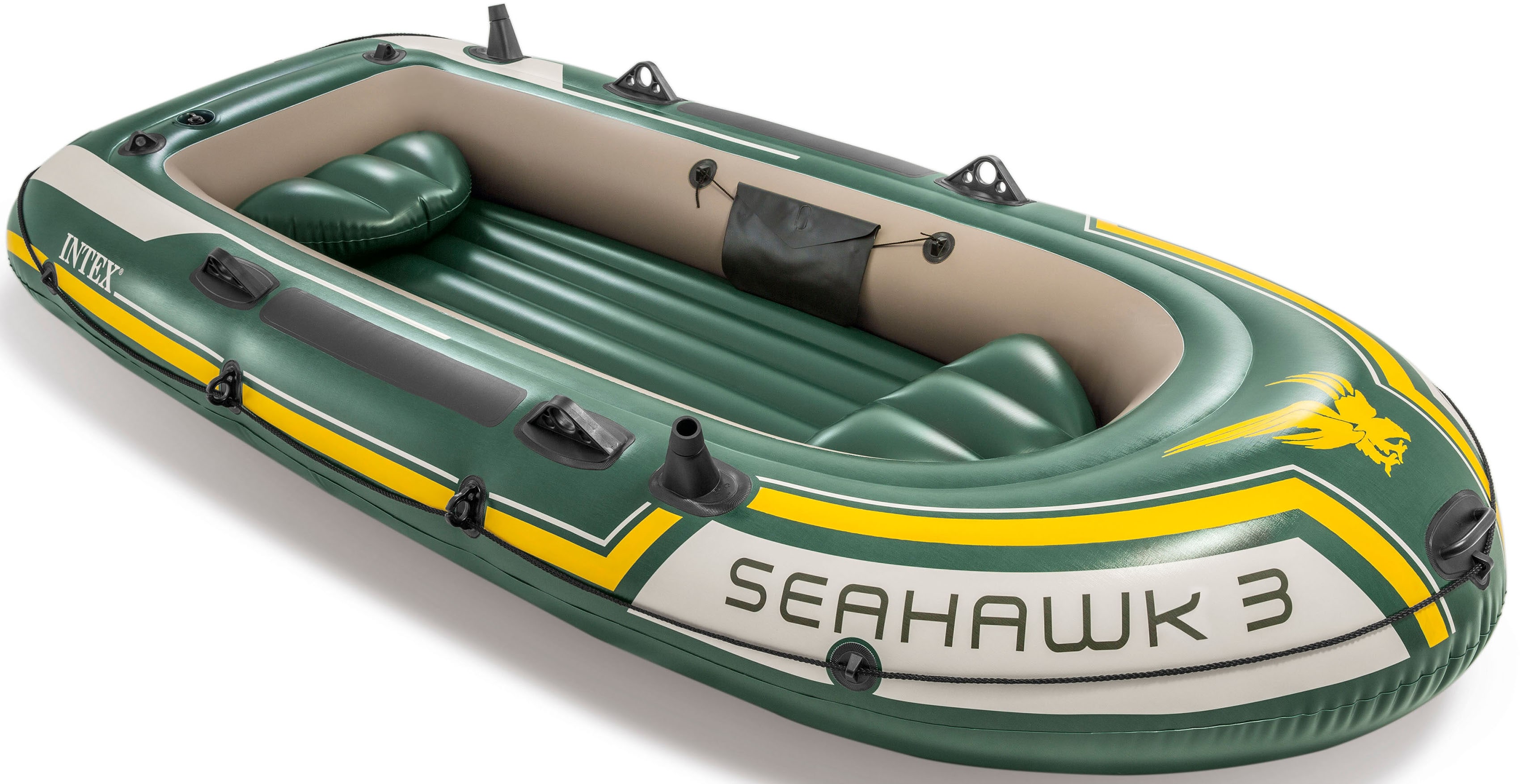 Intex Schlauchboot "Seahawk 3", (Set, mit 2 Paddeln und Luftpumpe) 2