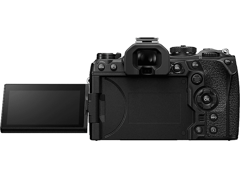 OM SYSTEM OM-1 Kit Systemkamera mit Objektiv 12-40 mm, 7,6 cm Display Touchscreen, WLAN