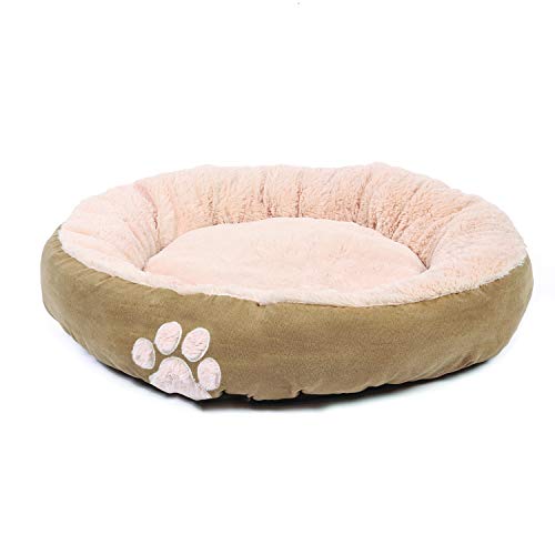 Hugs by Happy Pet Hugs Rundes Bett Latte 61 cm S