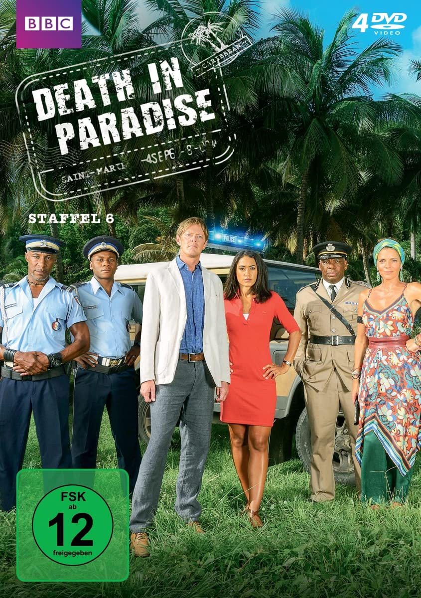 Death in Paradise - Staffel 6 (Ltd. Edition + Palmen-Getränkehalter) [4 DVDs]
