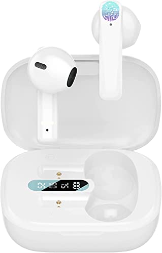 Bluetooth Kopfhörer Kabellos Kopfhörer In Ear Ohrhörer 5.3 Touch Control Mit Mikrofon Geräuschunterdrückung,IPX7 Wasserdicht,30 Std Spielzeit Air Pro,Deep Bass Stereo für iPhone/Android/Samsung