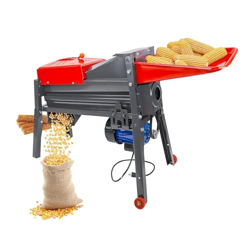XINRISHENG Elektrische Maisschälmaschine, automatische trockene Maisdreschermaschine Maisschäler für Mais, Dreschrate Maisschälerwerkzeug