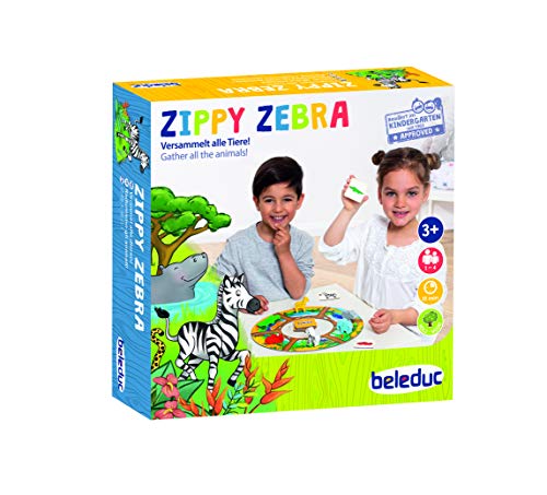 Beleduc 22880 Zippy Zebra Kinder und Familienspiel