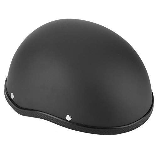 Sommerhelm Motorradhelm Half Face Motorcycle Helmet Motorradhelm Exquisite Men Retro Half Face Helm Matte Black