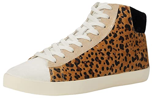 Gola Damen Nova High Oasis Sneaker, Off White/Leopard, 37 EU