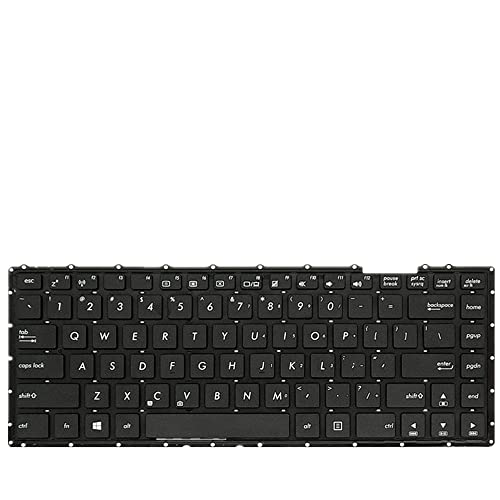 FQ Laptop Tastatur für ASUS W409 W409LD W409LJ Schwarz Amerikanische Version