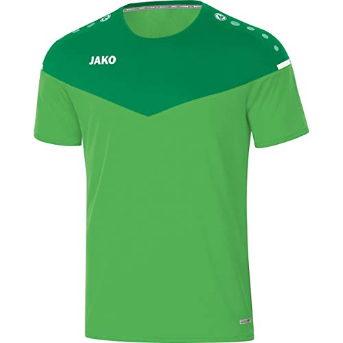 JAKO Herren Champ 2.0 T-Shirt, Marine/darkblue/Neongelb, XXL