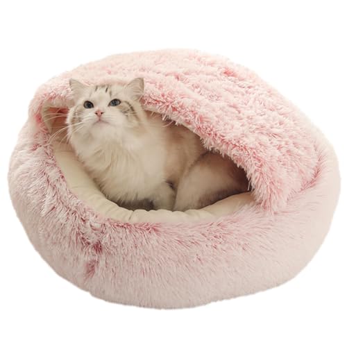 Indoor-Katzenhöhle | Weiches rundes Schlafhaus für Katzen | Haustier-Katzen-Schlafnistbett für Hunde und Katzen für die Innengarage Youding