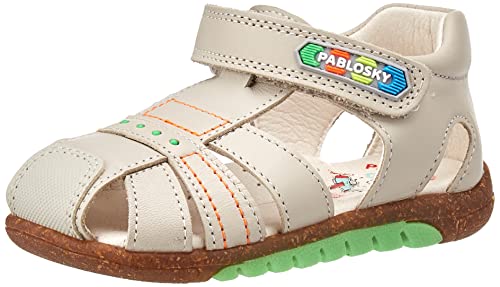 Pablosky Baby-Jungen 009731 Sandalen mit Absatz, Beige, 20 EU